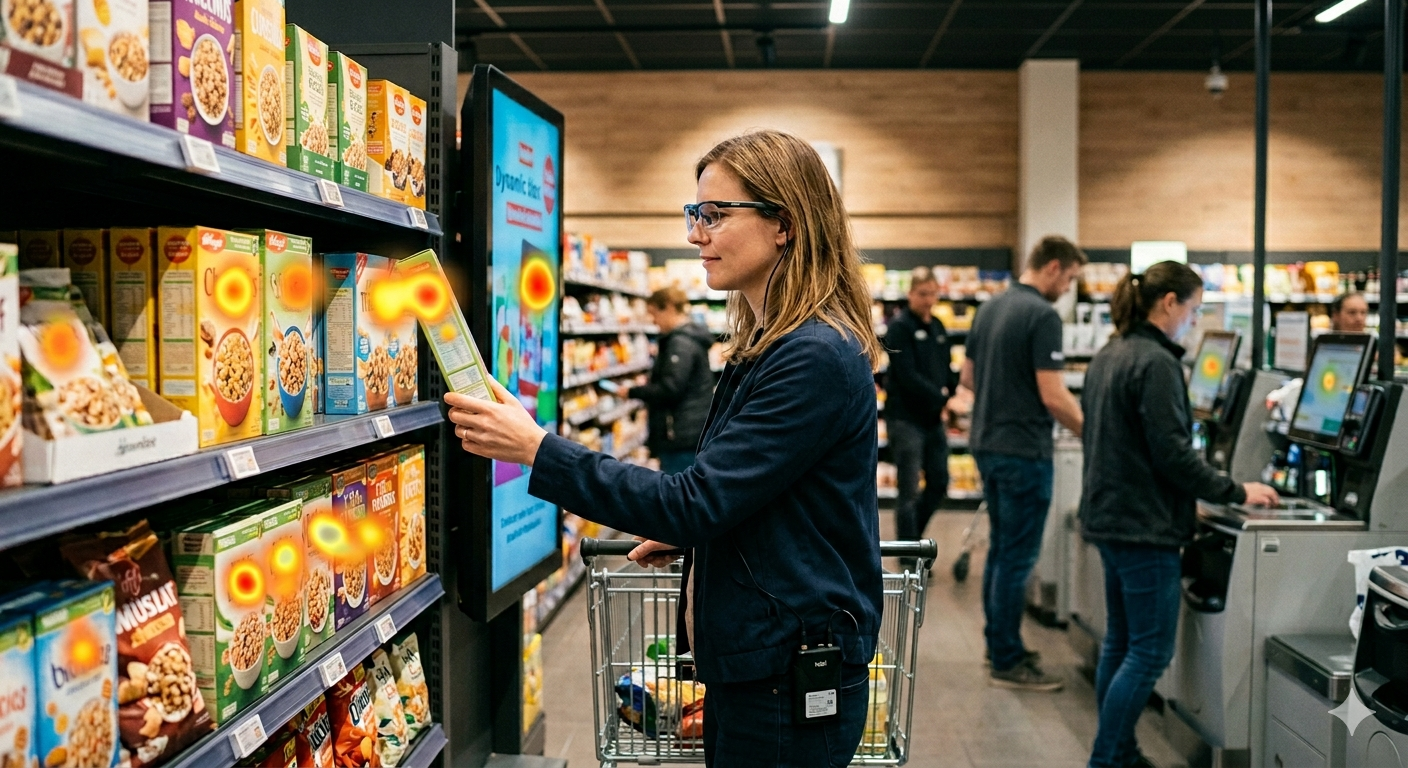 Eye-Tracking im Handel – Wie visuelle Aufmerksamkeit messbar wird